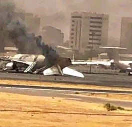 Khartoum Airport: Flieger wurden beschädigt