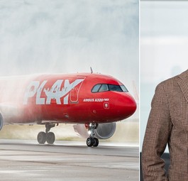 A320 Neo von Play und Airline-Chef Einar Örn Ólafssons: Reine Airbus-Flotte.