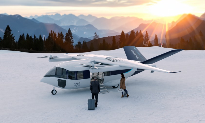 Der Flieger von Odonata: Soll auch umweltschonende Tourismusflüge möglich machen.