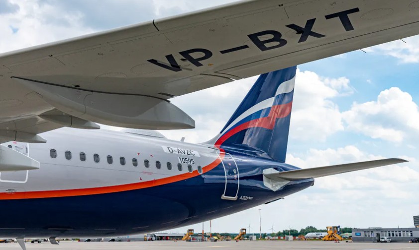 Airbus A321 Neo in Aeroflot-Farben: Ersatzteile gibt es kaum.