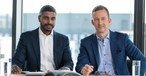 Pradeep Pinakatt (l.) und Lars Redeligx: Führen den Flughafen Düsseldorf.