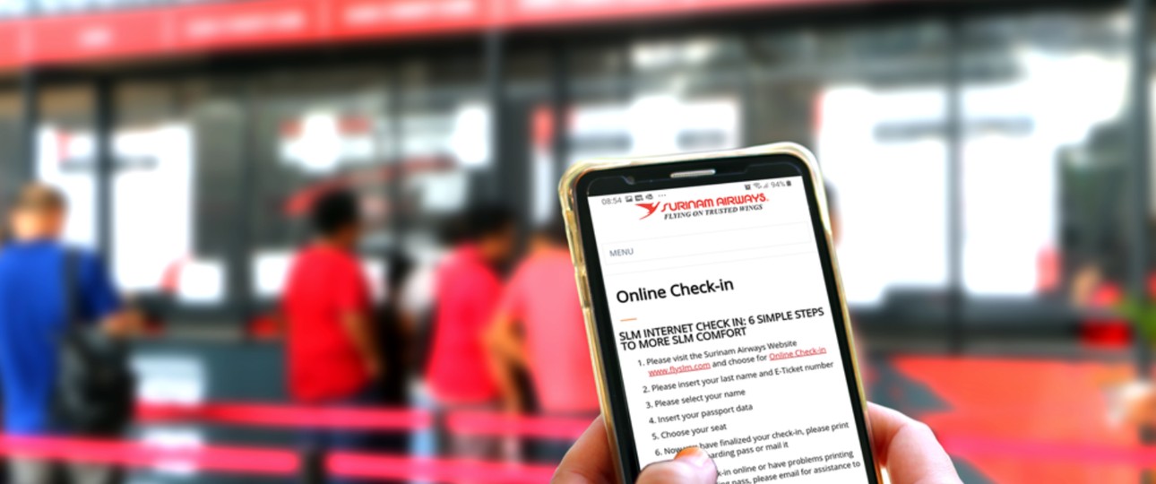 Surinam-Airways-Checkin: Eigene Jets hat die Airline derzeit nicht mehr.