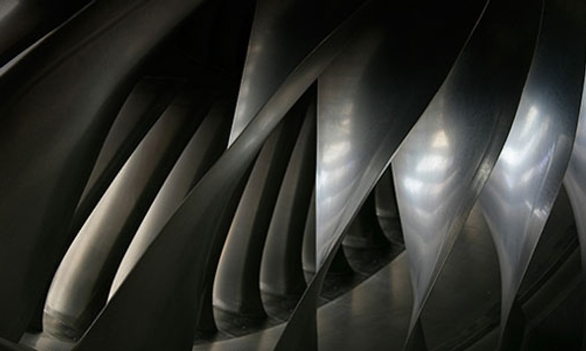 Detail eines Treibwerks des Typs Trent 900: Rolls Royce passt die Motoren an.