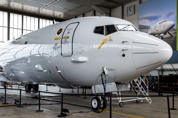 Das Modell basiert auf der Boeing 737-800 und ist für die anspruchsvollen maritimen Einsatzanforderungen angepasst.