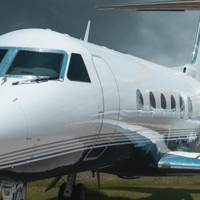 Gulfstream G400 von Baires Fly: Das Flugzeug mit der Kennung LV-JQW brachte Flavio Bolsonaro in die USA.