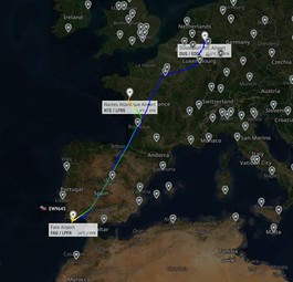 eurowings umleitung nantes