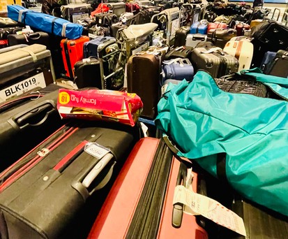 Liegengeblieben Koffer in Zürich: Wo Berge sich erheben ...