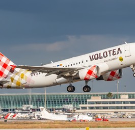 Airbus A319 von Volotea: Die Airline fliegt mit einer Flotte von A319 und A320 durch Europa.