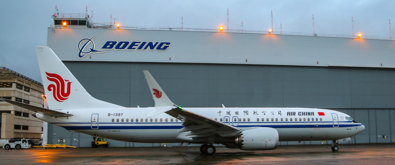 Boeing 737 Max 8 von Air China: Schon lange keine Auslieferungen mehr in das Land.