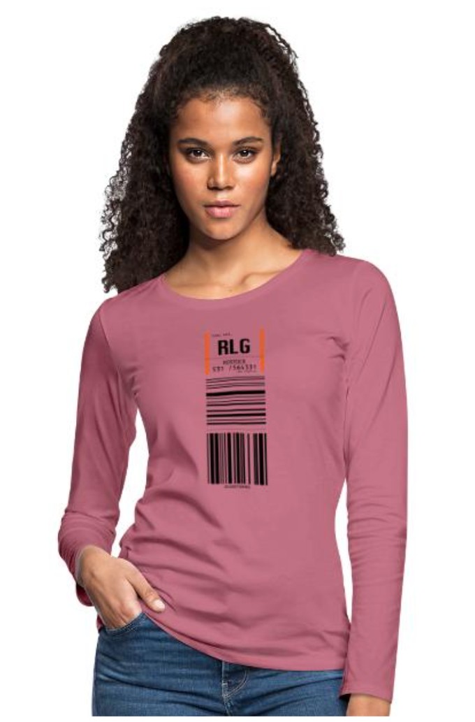 <p class="sprd-detail-info__heading sprd__headline">Flughafen Rostock - RLG. Frauen Premium Langarmshirt</p>