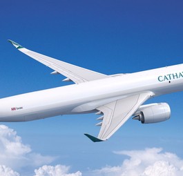 Airbus A350 F in den Farben von Cathay: Die Airline hat eine feste Order aufgegeben.