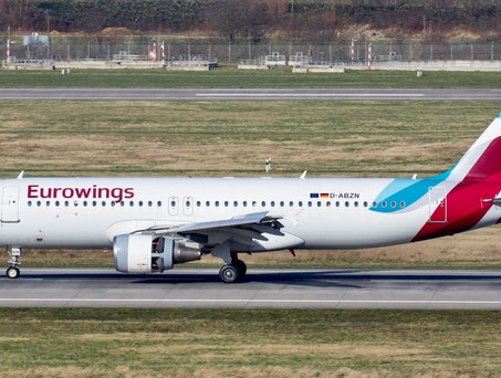 Airbus A320 mit dem Kennzeichen D-ABZN: Der Jet musste aus einem ungewöhnlichen Grund außerplanmäßig in Toulouse landen.