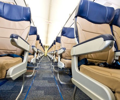 Neue Sitze in blau und beige: Die Evolve-Kabine von Southwest.