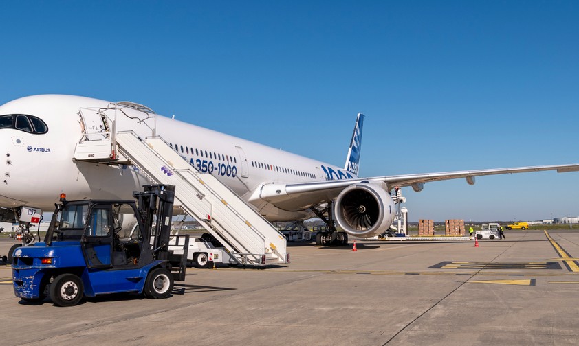 Airbus A350-1000: Auf ihm basiert der A350-Frachter.