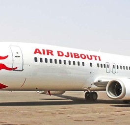 Air Djibouti aircraft: The revived airline took off with a Boeing 737-400.