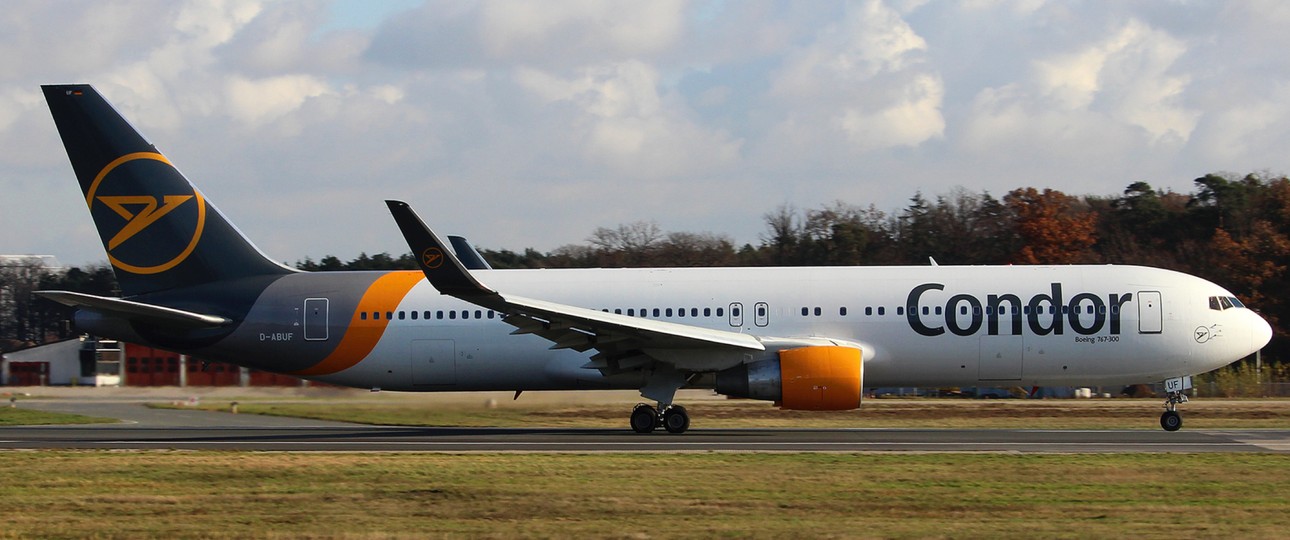 Eine Boeing 767 von Condor: Dieses Kapitel endet bald.