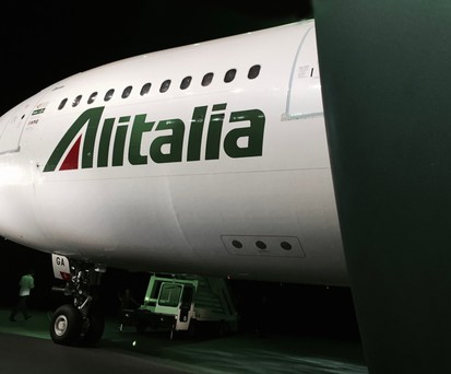 Airbus A330 vonAlitalia: Die marke bleibt weitgehend in der Schublade