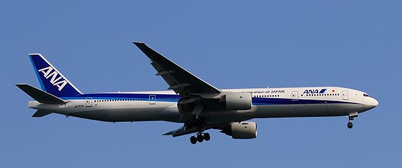 Boeing 777 von ANA All Nippon Airways: Eine Maschine dieses Typs kehrte nach vier Stunden Flug um.