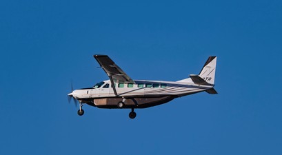 Cessna Gran Caravan in der Luft: Im, Südsudan wurde am 2. Dezember ein Hilfsflug entführt.