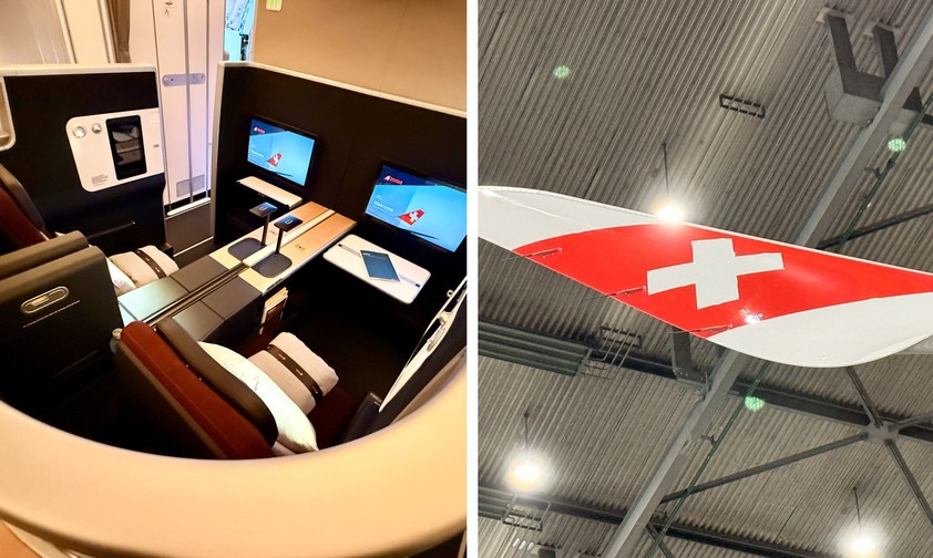 Business-Doppelsuite im Airbus A350 von Swiss: Neues Flugzeug, neues Interieur.