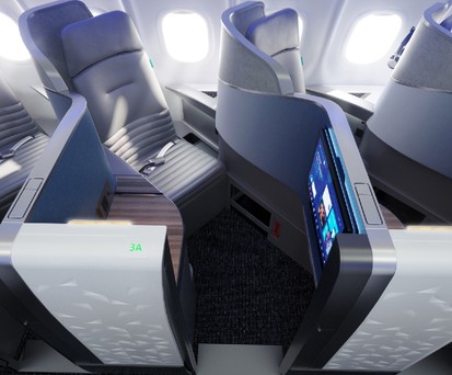 Die Mint-Suite: Im vorderen Teil des Flugzeugs sind 24 Business-Class-Suiten verbaut.