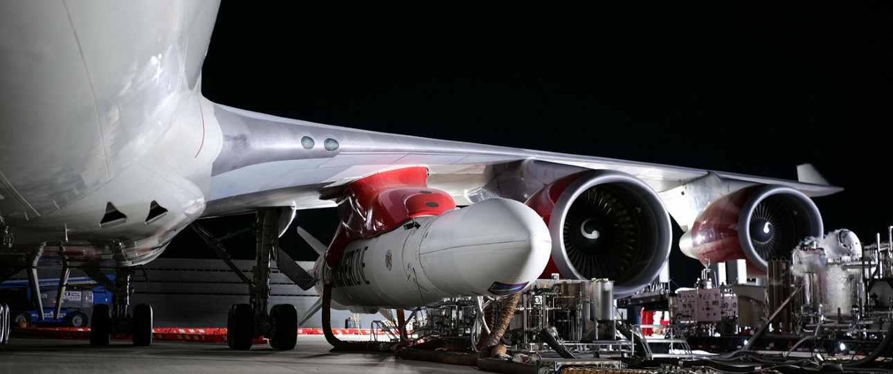 Boeing 747 von Virgin Orbit: Auch Korean Air will so Raketen ins All bringen.