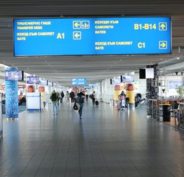 Flughafen Sofia: Der Rückgang der Passagierzahlen traf ihn hart.