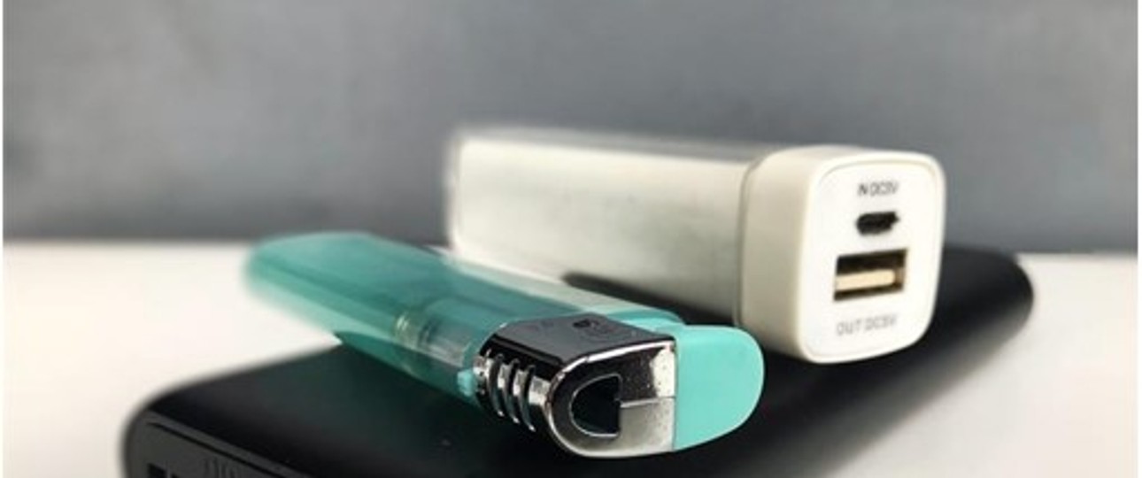Feuerzeug, USB-Stick, Ersatzakku: Alles ein Risiko.