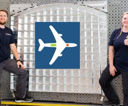 First part of the tank wall for the A321 XLR: The picture in the middle shows where the rear centre tank (green) is installed. Orange is an optional, smaller additional tank marked.