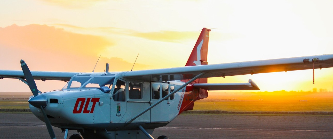 GA8 Airvan von OFD: Das Flugzeug ist aktuell nicht flugfähig.