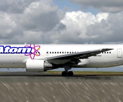 So präsentiert sich Atom Airways auf Facebook: Am 12. Oktober soll es losgehen.