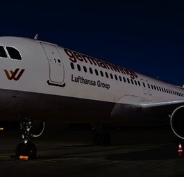 Germanwings-AIrbus im Dunkeln: Für viele Passagiere wurde es ein langer Tag.