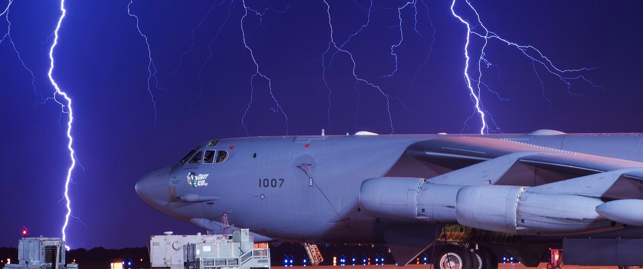 Eine Boeing B-52 der US Air Force: Das Radarprogramm verzögert sich weiter.