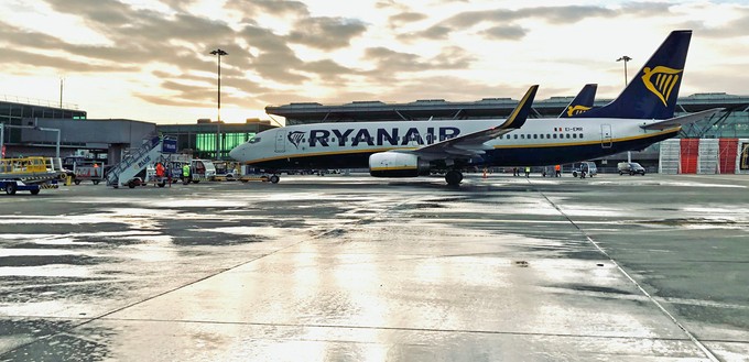 Ryanair: Plus 6,3 Prozent.