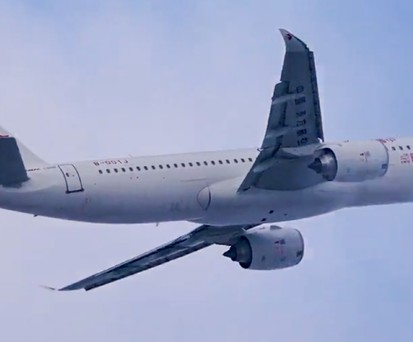 Comac C919: Noch ohne Passagiere unterwegs.