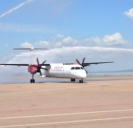 Dash 8 von Jambojet: Nicht gut genug für Burundis Staatsdiener.
