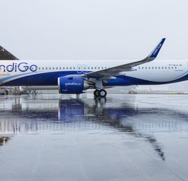Erster Airbus A321 XLR von Indigo: Das Flugzeug unterscheidet sich vom Rest der Flotte.