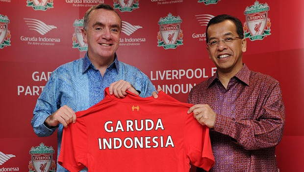 Ziemlich exotisch ist der dreijährige Sponsoring-Vertrag zwischen Garuda Indonesia und dem FC Liverpool.