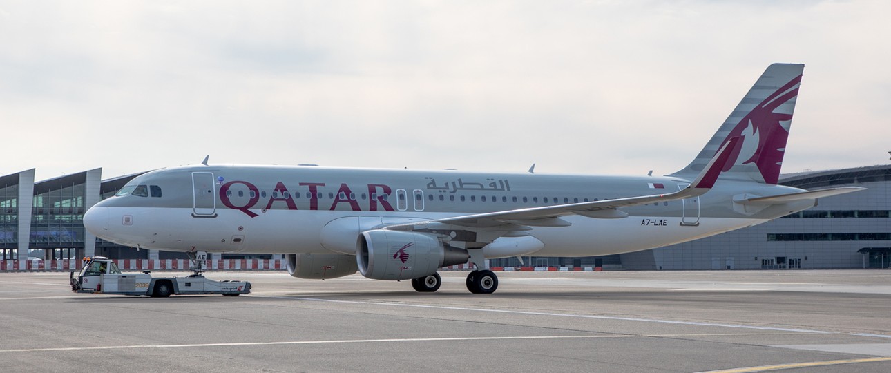 Airbus A320 von Qatar Airways: Vor allem attraktive Kurzstrecken fielen bei der Golfairline weg.