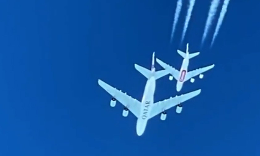 Airbus A380 hoch zwei