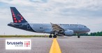 Airbus A319 von Brussels Airlines, neues Logo: «Verankerung in Belgien».