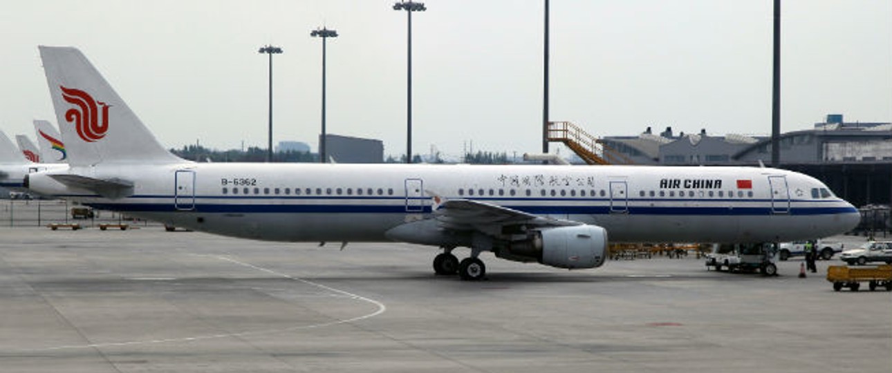 A321 von Air China: In einem solchen Flugzeug ereignete sich der Zwischenfall.