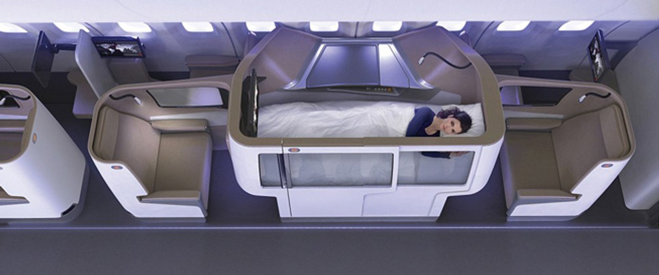 Schlafen über den anderen Passagieren: So stellen die Designer sich den Superthron vor.