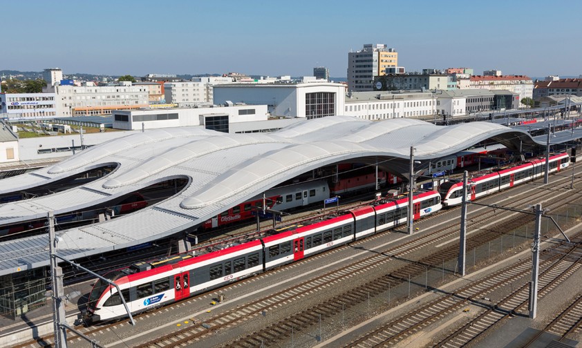 Hauptbahnhof Graz: Ab 2028 geht es nur noch von hier zum Flughafen Wien, nicht vom Airport.