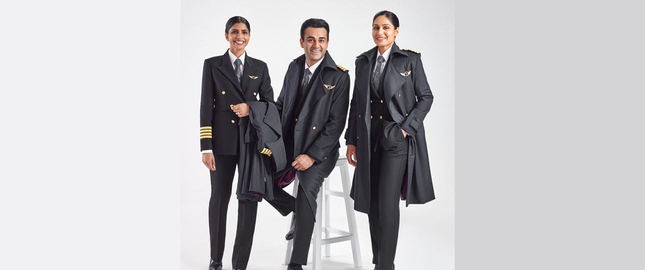 So kommen die Pilotinnen und Piloten von Air India künftig daher.