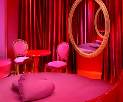 Mo.om Motel: Die Zimmer waren keineswegs klassische Hotelzimmer.