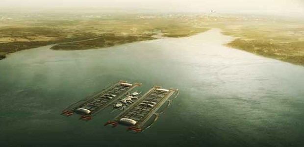 Insel in der Themsemündung: 24-Stunden-Flughafen.