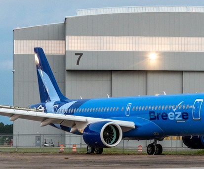 Erster Airbus A220 für Breeze Airways: Insgesamt 80 bestellt.