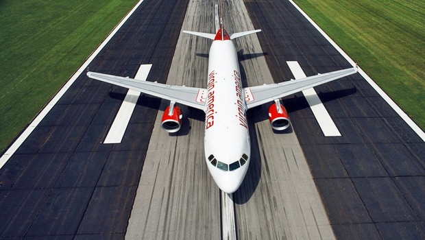 Flugzeug von Virgin America: Bald mit neuen Namen.
