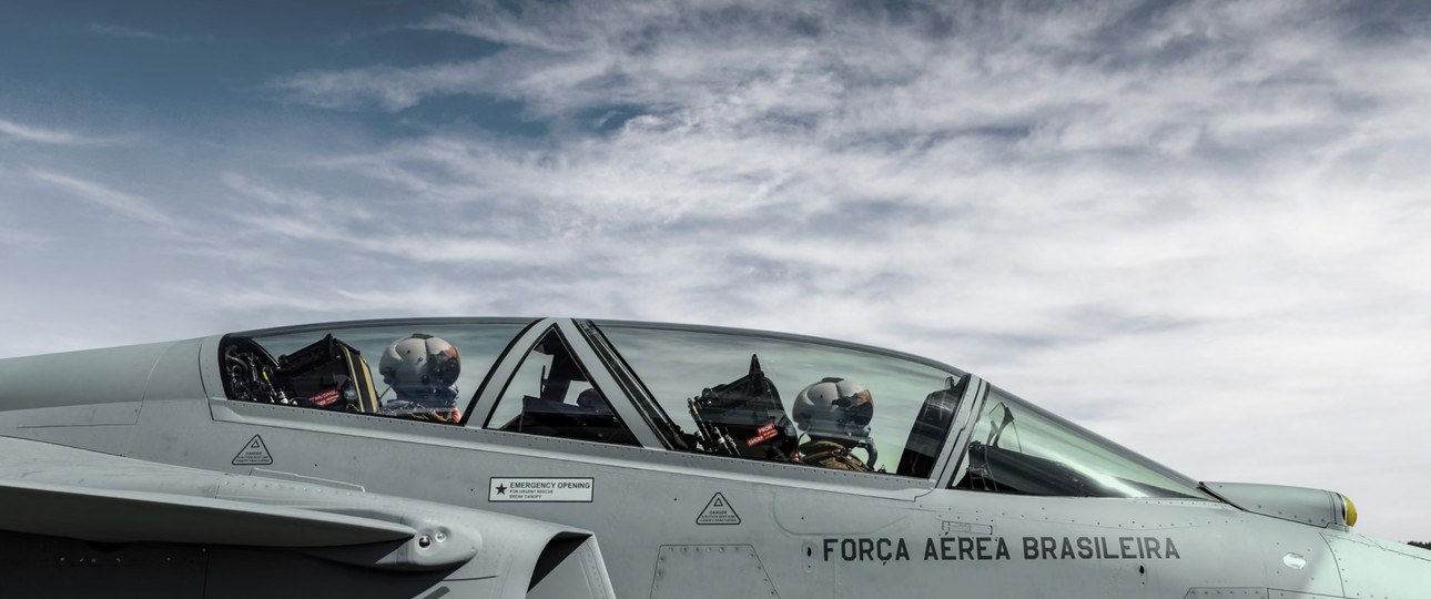Saab Gripen der Força Aérea Brasileira. Nicht neu, aber immer noch fit.